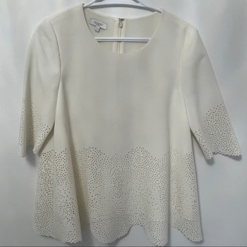 Hobbs White Blouse